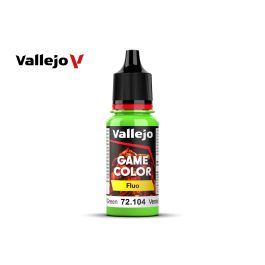 Vallejo Game Color Fluo Green 18 ml