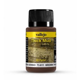 Vallejo Weathering Effects Brown Thick Mud 40 ml