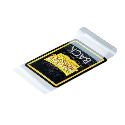 Dragon Shield - Perfect Fit Toploaders Japanese Size Inner Sealable Sleeves 100pk - Clear