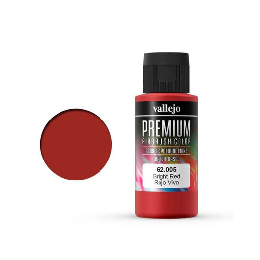 Vallejo Premium Color Bright Red 60ml – 62.005