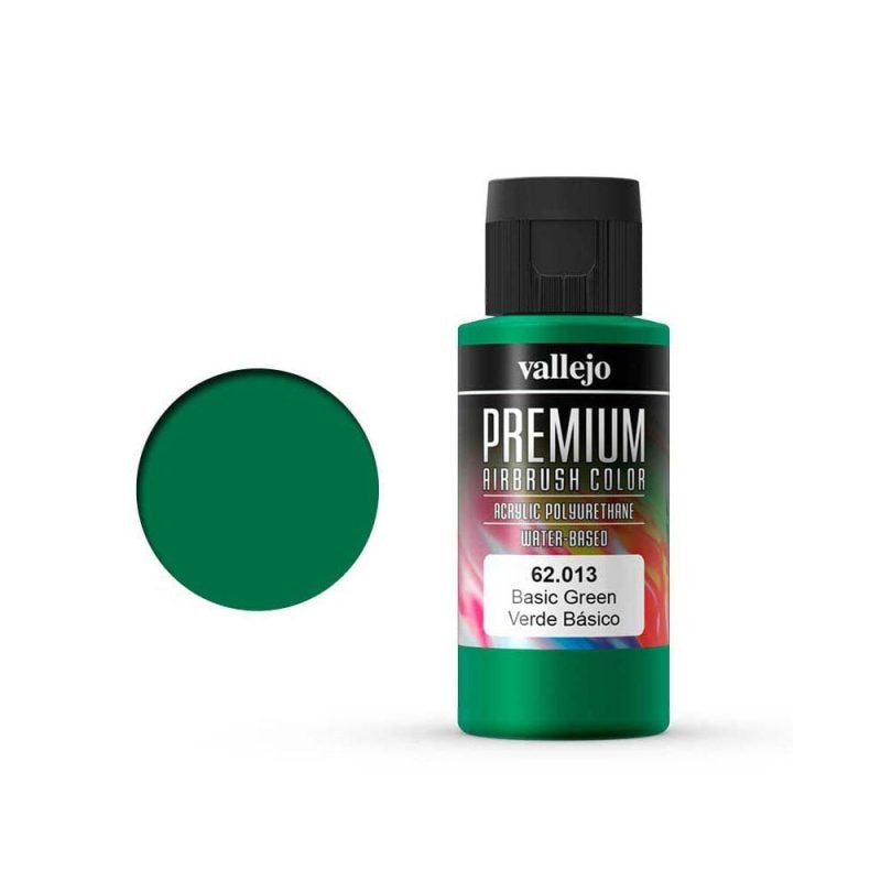 Vallejo Premium Color Basic Green 60ml – 62.013