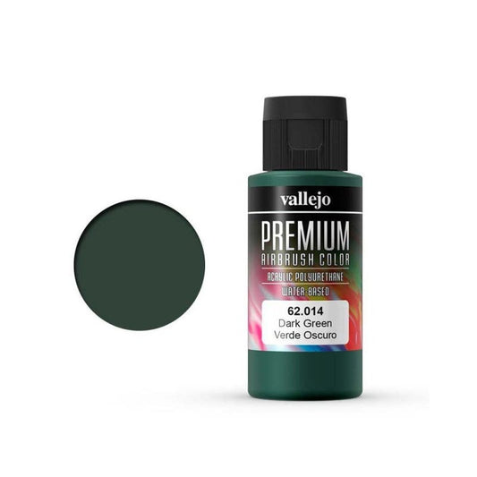 Vallejo Premium Color Dark Green 60ml – 62.014