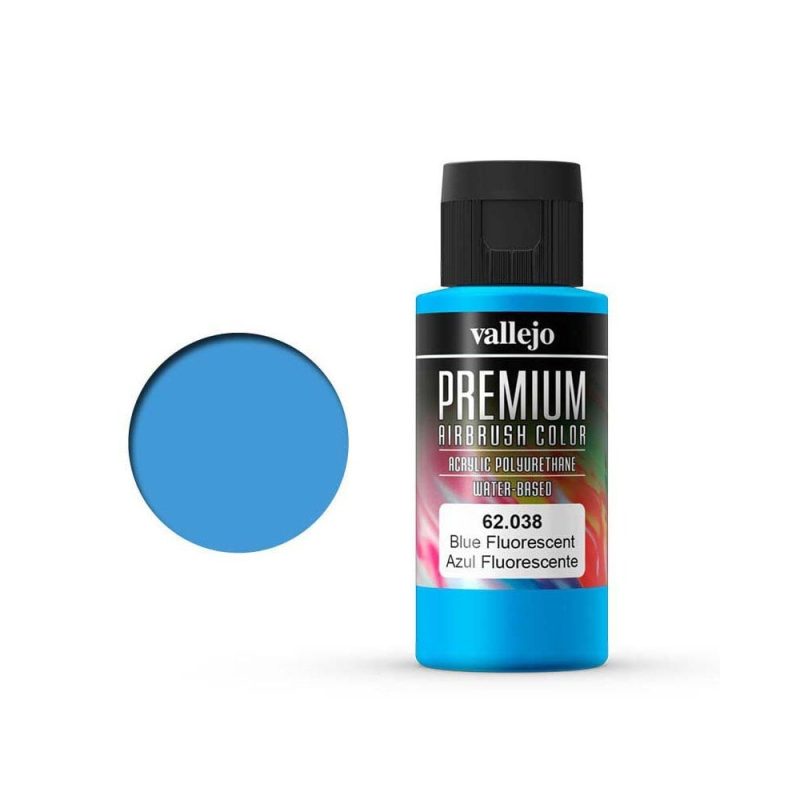 Vallejo Premium Color Blue Fluorescent 60ml – 62.038