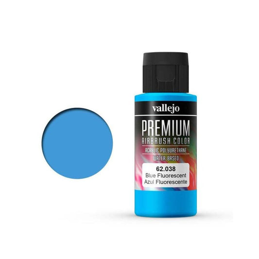 Vallejo Premium Color Blue Fluorescent 60ml – 62.038