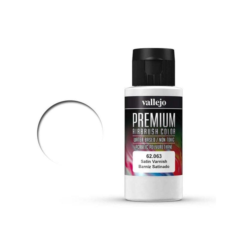 Vallejo Premium Color Satin Varnish 60ml – 62.063