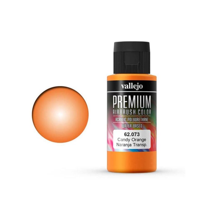 Vallejo Premium Color Candy Orange 60ml – 62.073