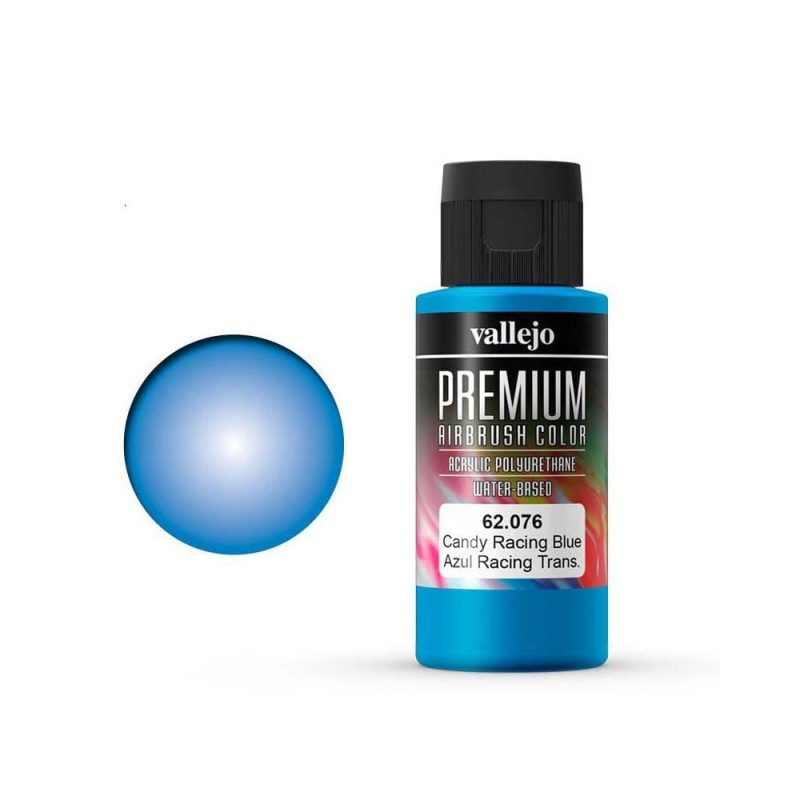 Vallejo Premium Color Candy Racing Blue 60ml – 62.076