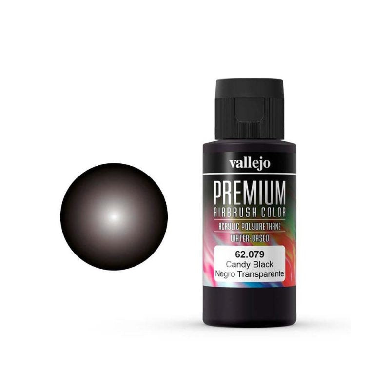 Vallejo Premium Color Candy Black 60ml – 62.079