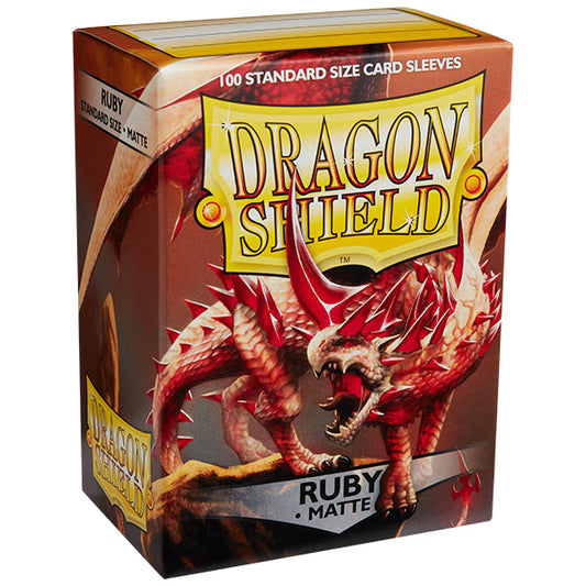 Dragon Shield - Matte Standard Size Sleeves 100pk - Ruby