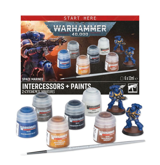 SPACE MARINES: INTERCESSORS +PAINTS
