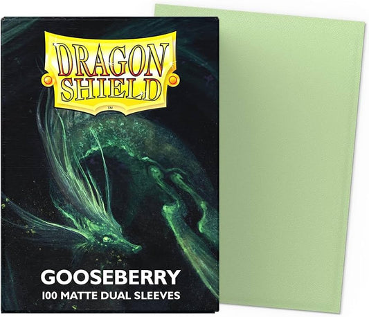 Dragon Shield - Matte Dual Pastel Standard Size Sleeves 100pk - Gooseberry