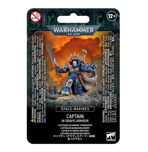 SPACE MARINES CAPTAIN IN GRAVIS ARMOUR