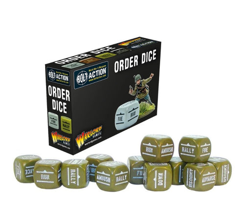 Bolt Action: Orders Dice Pack - Olive Drab