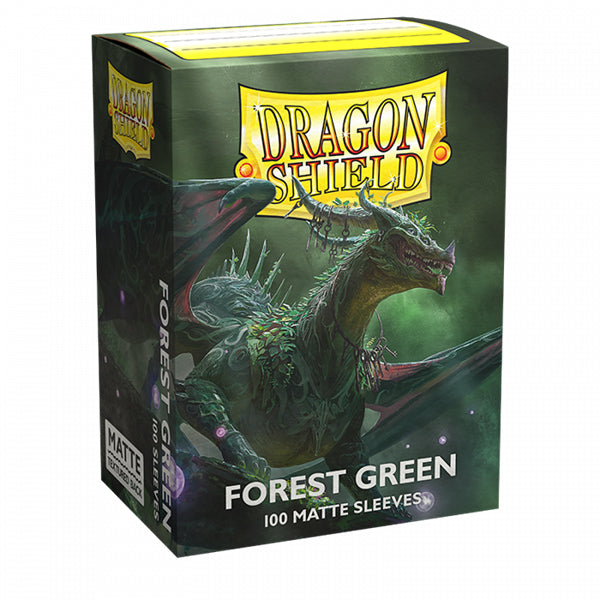 Dragon Shield - Matte Standard Size Sleeves 100pk - Forest Green