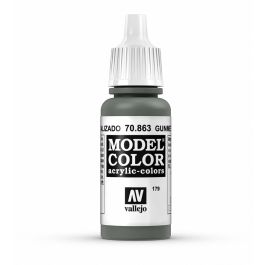 Vallejo Model Color Metallic Gunmetal Grey 18 ml