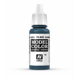 Vallejo Model Color Metallic Gunmetal Blue 18 ml