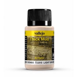 Vallejo Weathering Effects Light Brown Thick Mud 40 ml