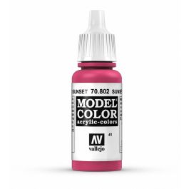 Vallejo Model Color Sunset Red 18 ml