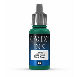 Vallejo Game Ink Inky Black Green 18 ml