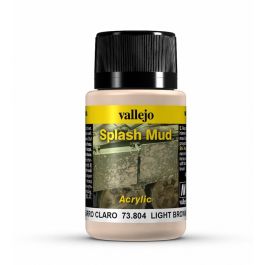Vallejo Weathering Effects Light Brown Splash Mud 40 ml