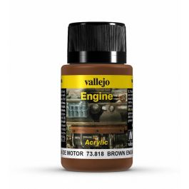 Vallejo Weathering Effects Brown Engine Soot 40 ml