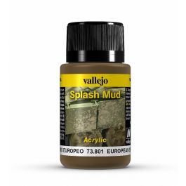 Vallejo Weathering Effects European Splash Mud 40 ml