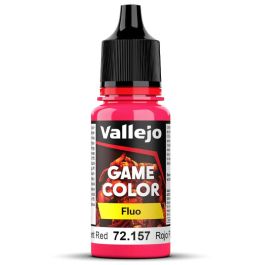 Vallejo Game Color Fluo - Fluorescent Red 18 ml