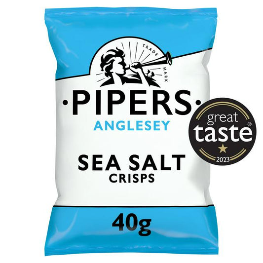 Pipers Anglesey Sea Salt crisps packet