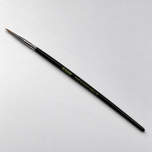 Vapour Games Pure Kolinsky Sable size 0 miniature painting brush