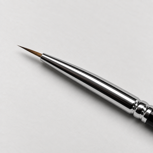 Vapour Games Pure Kolinsky Sable size 3/0 brush tip close-up