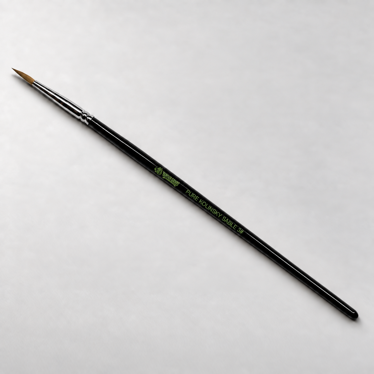 Vapour Games Pure Kolinsky Sable size 3 miniature painting brush
